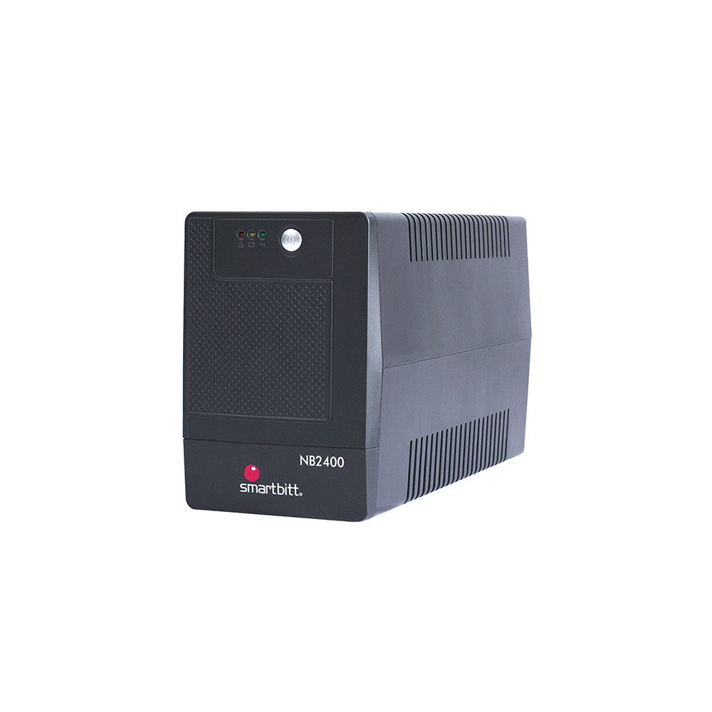 No Break SMARTBITT SBNB2400, 2400 VA, 1200 W, Negro, Hogar y Oficina