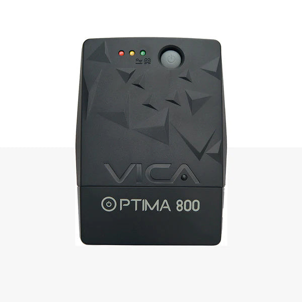 No break interactivo OPTIMA 800, 800VA/480W, Voltaje 120/127 +/-5%, 6 NEMA 5-15R 4 respaldadas/2 reguladas, FP 0.6, Proteccion de linea RJ11/RJ45, LEDS