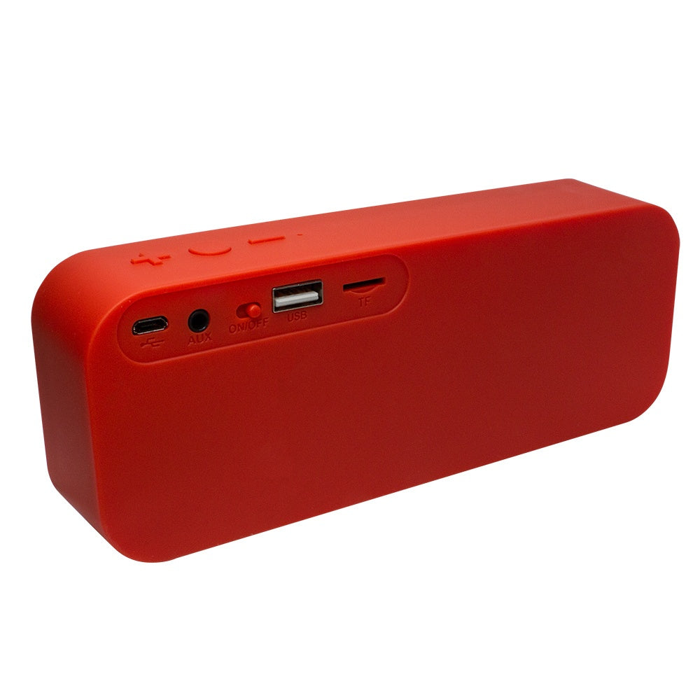 Bocina Portátil Bluetooth Vorago BSP-150 Roja 3W BSP-150-RD
