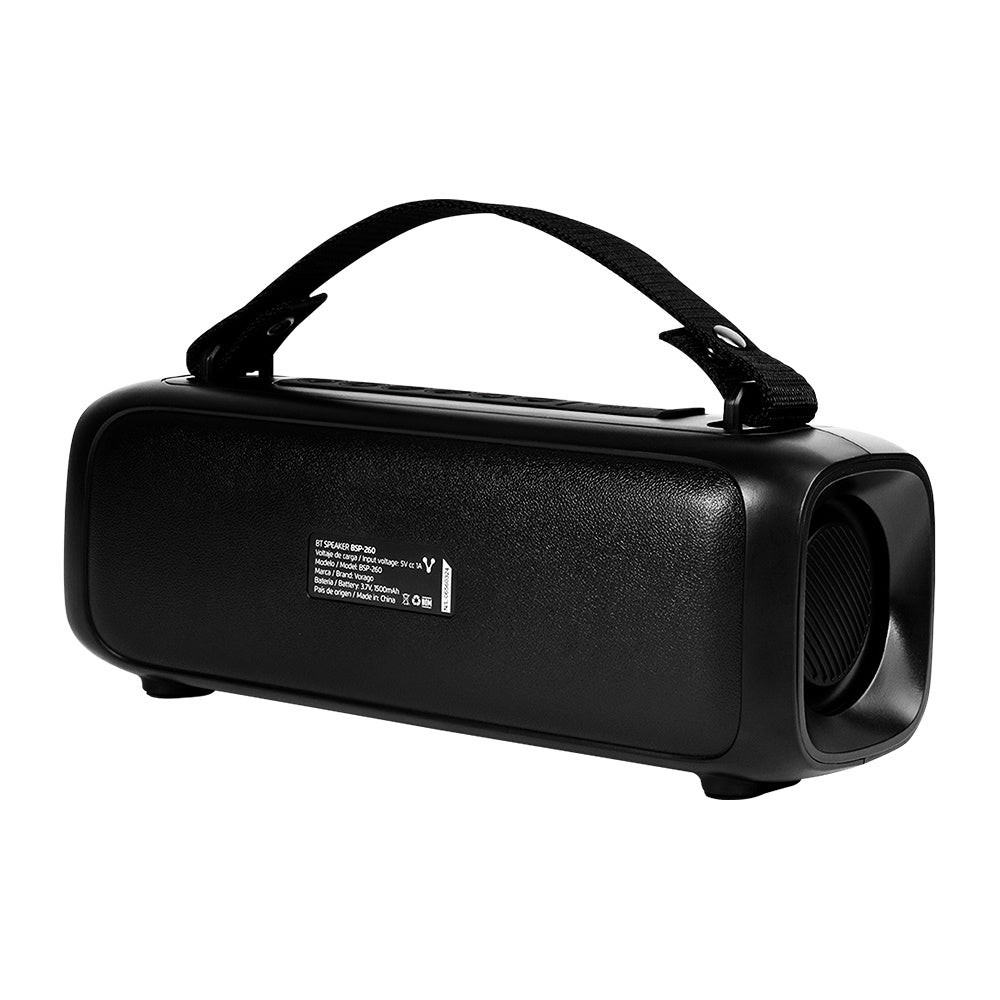 Bocina Vorago BSP-260 Bluetooth con RGB, 16W RMS y TWS BSP-260