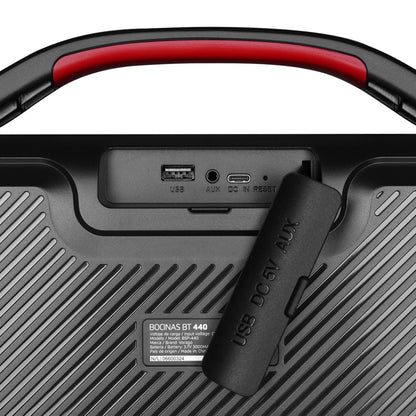 Bocina Vorago BSP-440 Bluetooth / USB / RGB / TWS 20W RMS IPX5
