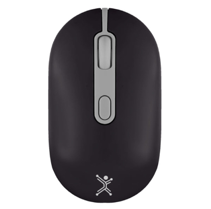 MOUSE RECARGABLE 2.4GHZ+BT COLORI CLIC SILENCIOSO - NEGRO PERFECT CHOICE