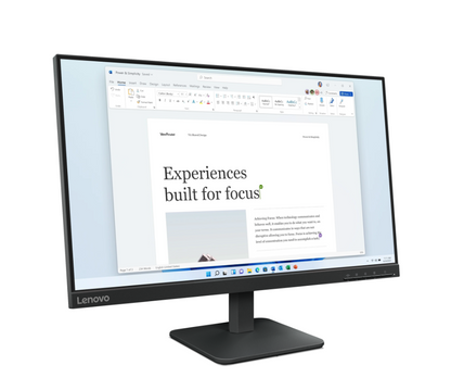 Monitor Lenovo L24i-40 23.8 Pulgadas FHD IPS 100Hz Negro
