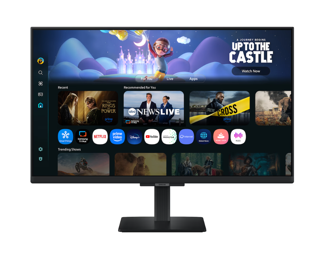 Samsung Smart Monitor M5 de 27 Pulgadas FHD con Conectividad WiFi, Bluetooth y Aplicaciones de Streaming