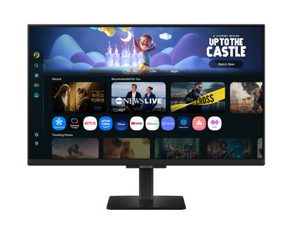 Samsung Smart Monitor M5 de 27 Pulgadas FHD con Conectividad WiFi, Bluetooth y Aplicaciones de Streaming