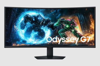 Monitor Gaming Samsung Odyssey G7 de 40 Pulgadas Ultra-Wide WUHD 5K con 180Hz y Panel Curvo