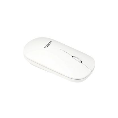 Kit Acteck Creator Virtuos Silk MK720 (AC-936262) Teclado y Mouse Inalámbricos con Conexión Dual (Bluetooth y USB), Recargables, Hasta 4000 DPI (Color Blanco)
