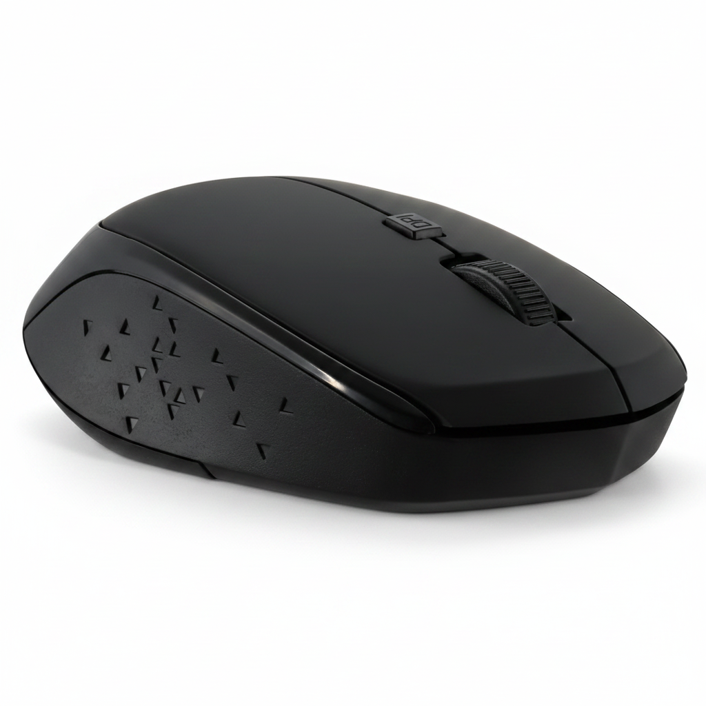 MOUSE ACTECK OPTIMIZE MI440 R100 / INALAMBRICO / RECEPTOR USB / OPTICO / 1600 DPI / NEGRO / AC-916462