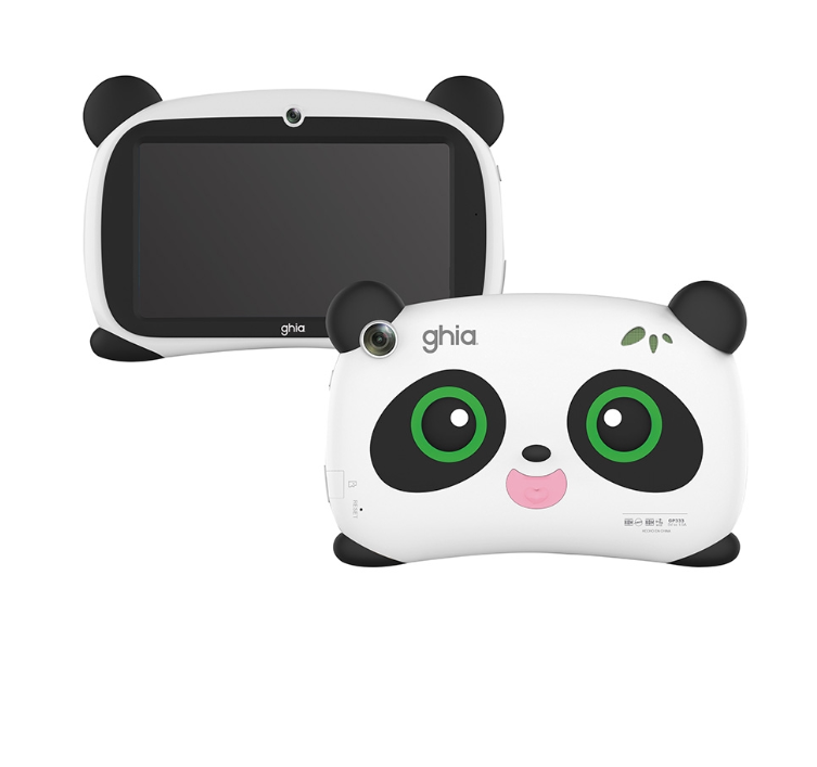 Tablet Kids A333 7” IPS con 4GB RAM, 64GB y Android 15 Panda Ojos Verdes GP333V25