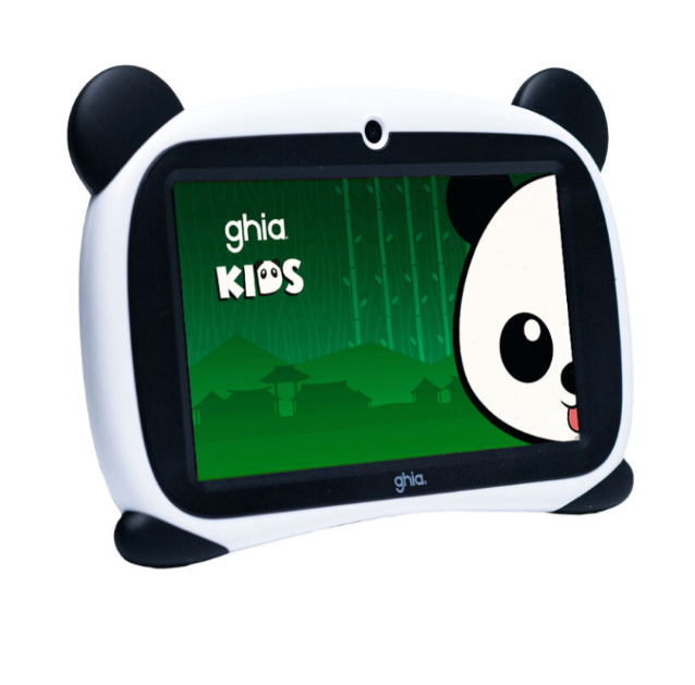 Tablet Kids A333 7” IPS con 4GB RAM, 64GB y Android 15 Panda Ojos Verdes GP333V25