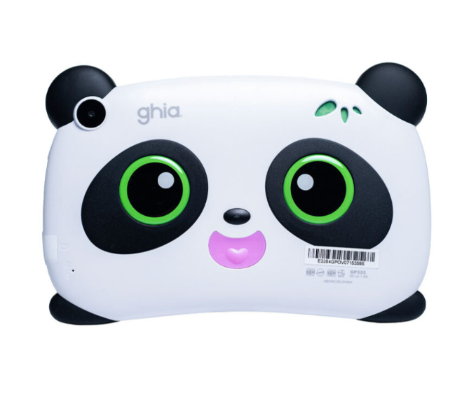 Tablet Kids A333 7” IPS con 4GB RAM, 64GB y Android 15 Panda Ojos Verdes GP333V25