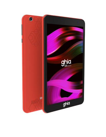 Tablet A8 Book 8” con 4GB RAM, 64GB y Android 14 Roja GA8N2R