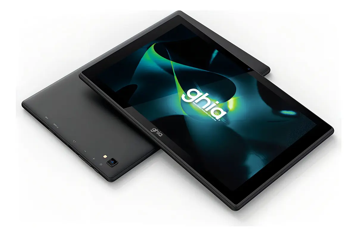 Tablet Ghia Vector Plus con 4GB RAM, 64GB y Android 13 Negra GVPN