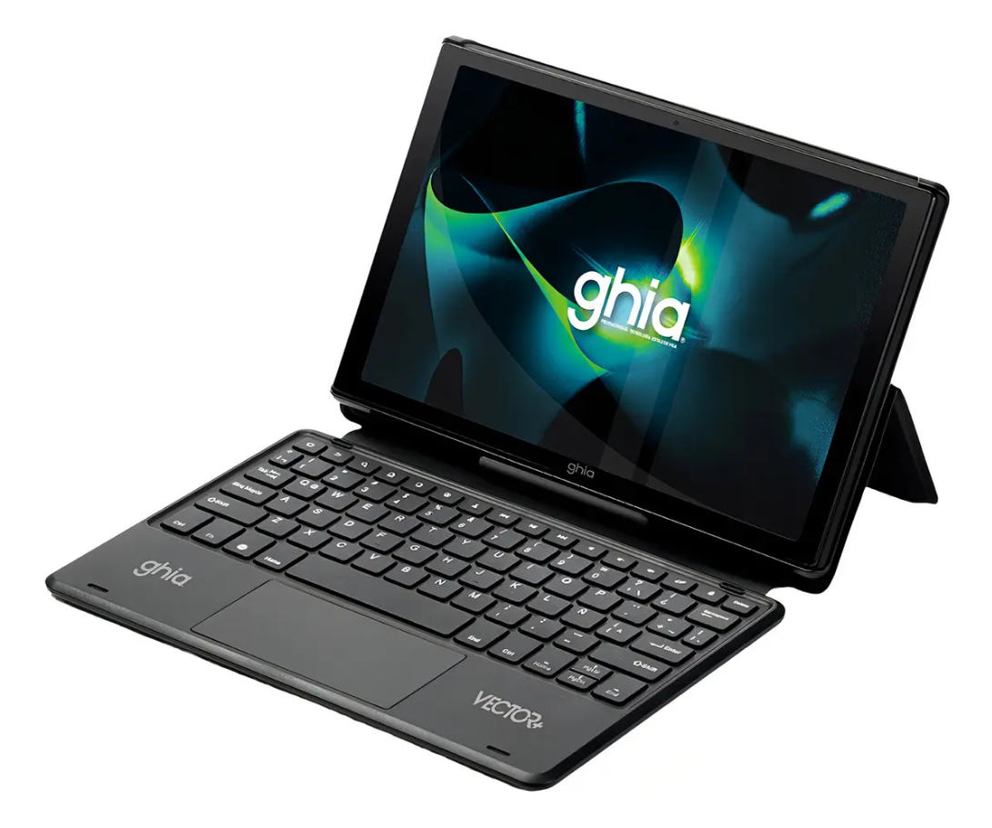 Tablet Ghia Vector Plus con 4GB RAM, 64GB y Android 13 Negra GVPN