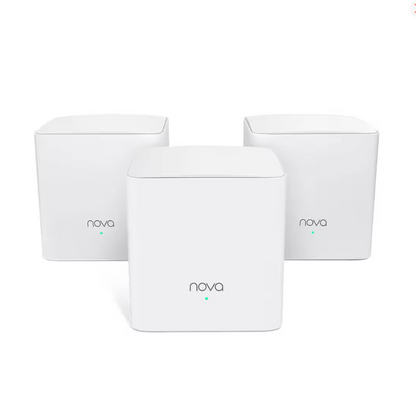 Sistema Router Mesh Tenda MW5G (3-Pack) Wi-Fi AC1200 con Cobertura Extendida para Hogar y Oficina