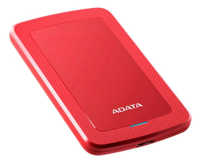 Disco Duro Externo ADATA HV300, 2 TB, USB 3.2 Gen1, 2.5 pulgadas, Rojo