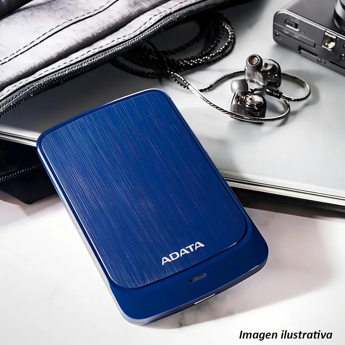 Disco Duro Externo ADATA HV320, 2 TB, USB 3.2 Gen 1, 2.5 pulgadas, Azul