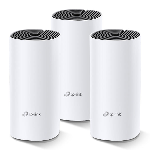 Sistema WiFi Mesh TP-Link Deco M4 AC1200 (3-Pack) para Cobertura Inalámbrica en Todo el Hogar