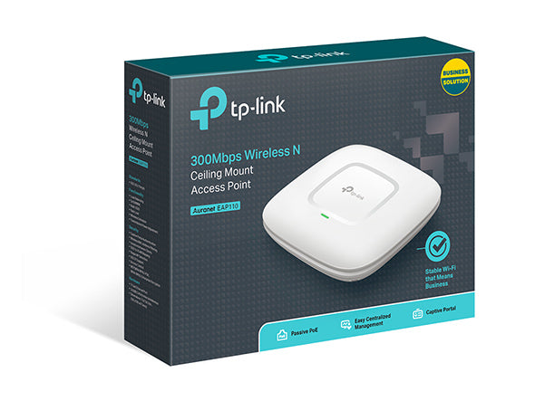 Access Point Inalámbrico de Techo TP-Link EAP110 con Administración Centralizada en la Nube