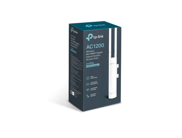 Access Point TP-Link EAP225-Outdoor AC1200 MU-MIMO para Interiores y Exteriores con Administración Centralizada