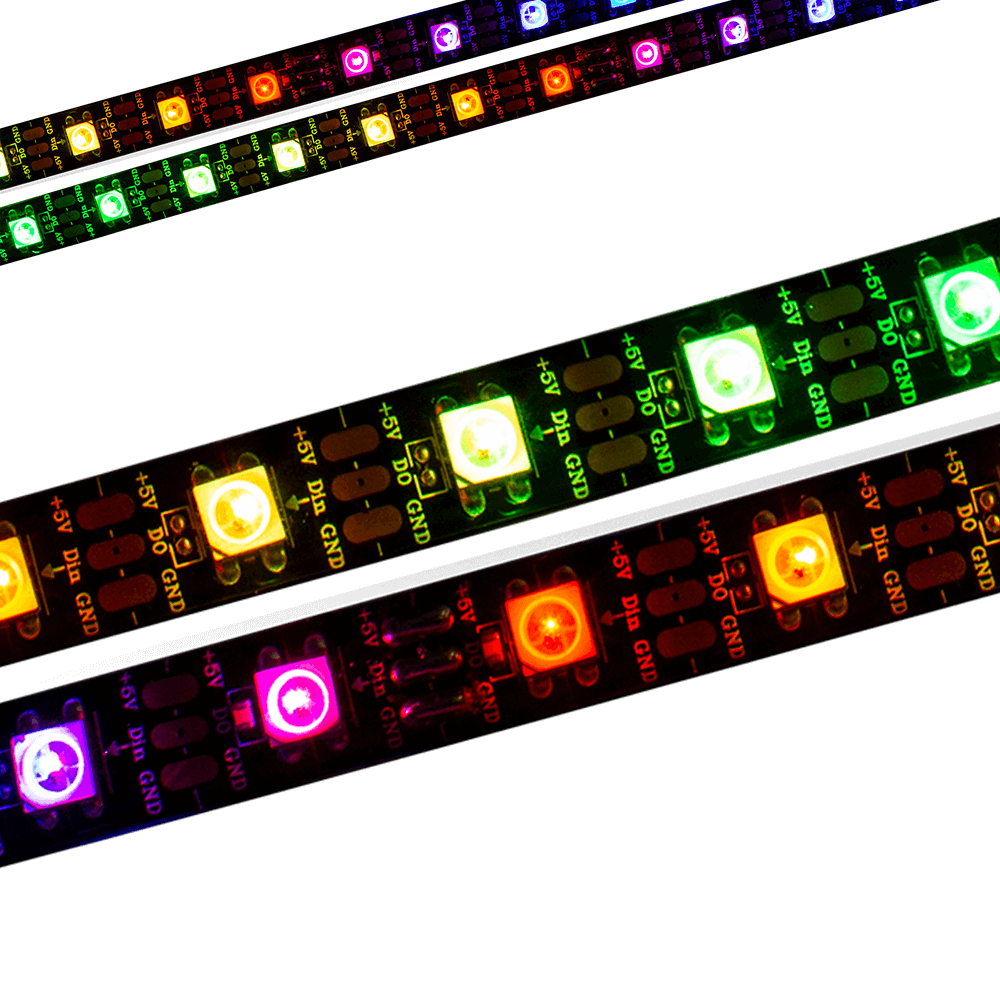 Kit de 3 Ventiladores + 2 Tiras LED RGB
