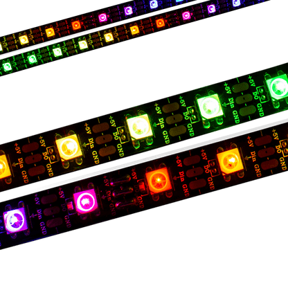 Kit de 3 Ventiladores + 2 Tiras LED RGB