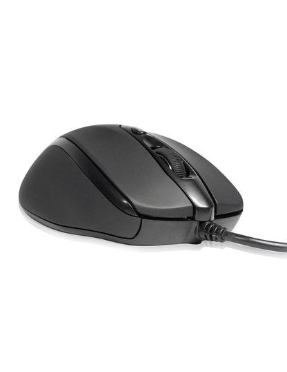 GHIA / KIT TECLADO Y MOUSE / ALAMBRICO / ERGONOMICOS / MULTIMEDIA / USB / COLOR NEGRO