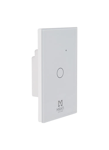 Apagador Inteligente de Pared MIRATI con Interruptor Touch, WiFi y Control por Voz
