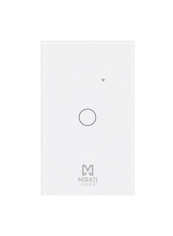 Apagador Inteligente de Pared MIRATI con Interruptor Touch, WiFi y Control por Voz