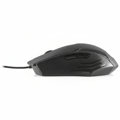 MOUSE ALAMBRICO OPTICO 1200 DPI CONECTOR USB WIN XP/VISTA/7/8/10/11/MAC OS X EASY LINE BY PERFECT CHOICE - NEGRO