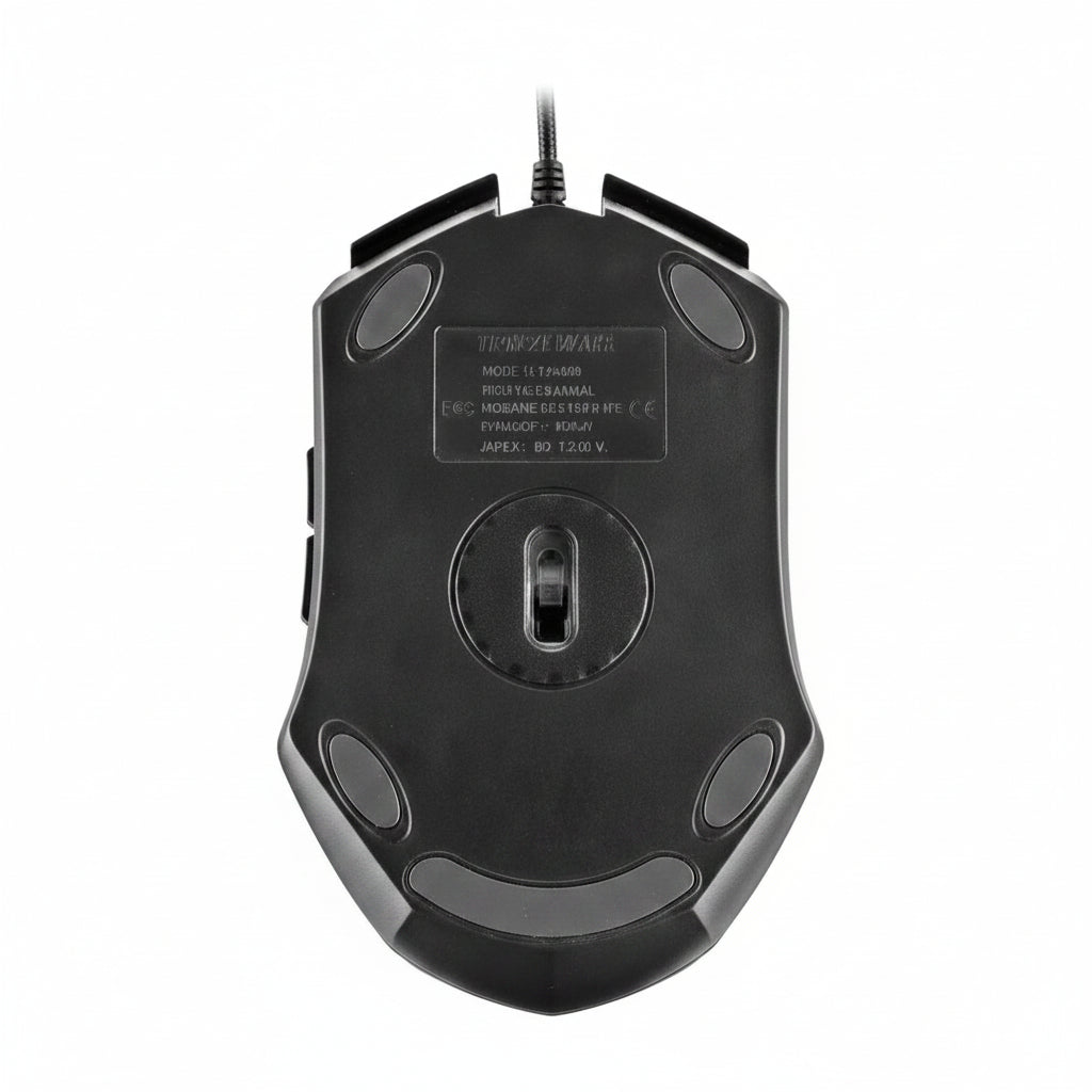MOUSE ALAMBRICO OPTICO 1200 DPI CONECTOR USB WIN XP/VISTA/7/8/10/11/MAC OS X EASY LINE BY PERFECT CHOICE - NEGRO
