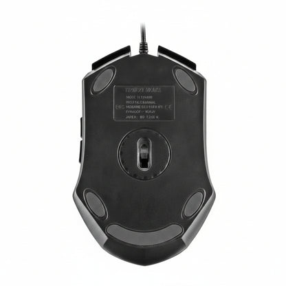 MOUSE ALAMBRICO OPTICO 1200 DPI CONECTOR USB WIN XP/VISTA/7/8/10/11/MAC OS X EASY LINE BY PERFECT CHOICE - NEGRO