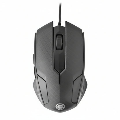 MOUSE ALAMBRICO OPTICO 1200 DPI CONECTOR USB WIN XP/VISTA/7/8/10/11/MAC OS X EASY LINE BY PERFECT CHOICE - NEGRO
