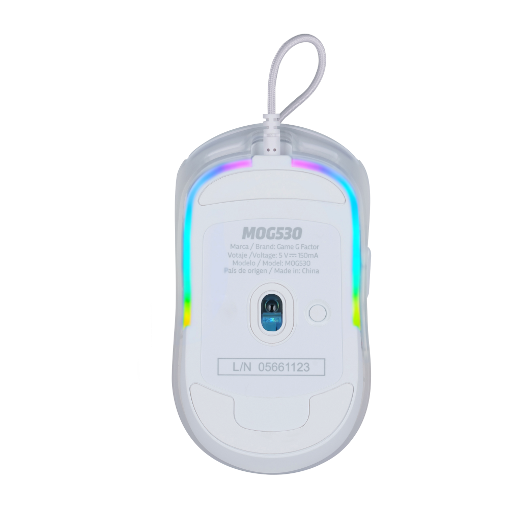 Mouse Gamer Game Factor MOG530 Blanco