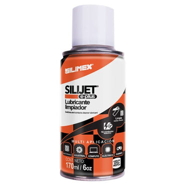 SILIMEX Silijet E Plus Naranja Líquido para Limpieza y Mantenimiento de Equipos Electrónicos