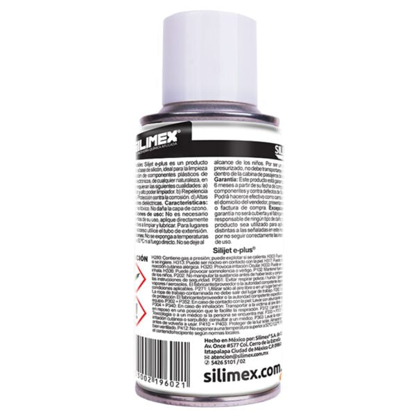 SILIMEX Silijet E Plus Naranja Líquido para Limpieza y Mantenimiento de Equipos Electrónicos