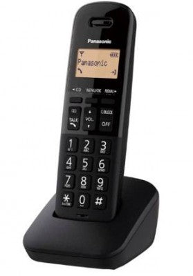 Teléfono Inalámbrico Panasonic con Pantalla de 1.4", Directorio para 50 Contactos y Tecnología DECT Color Negro