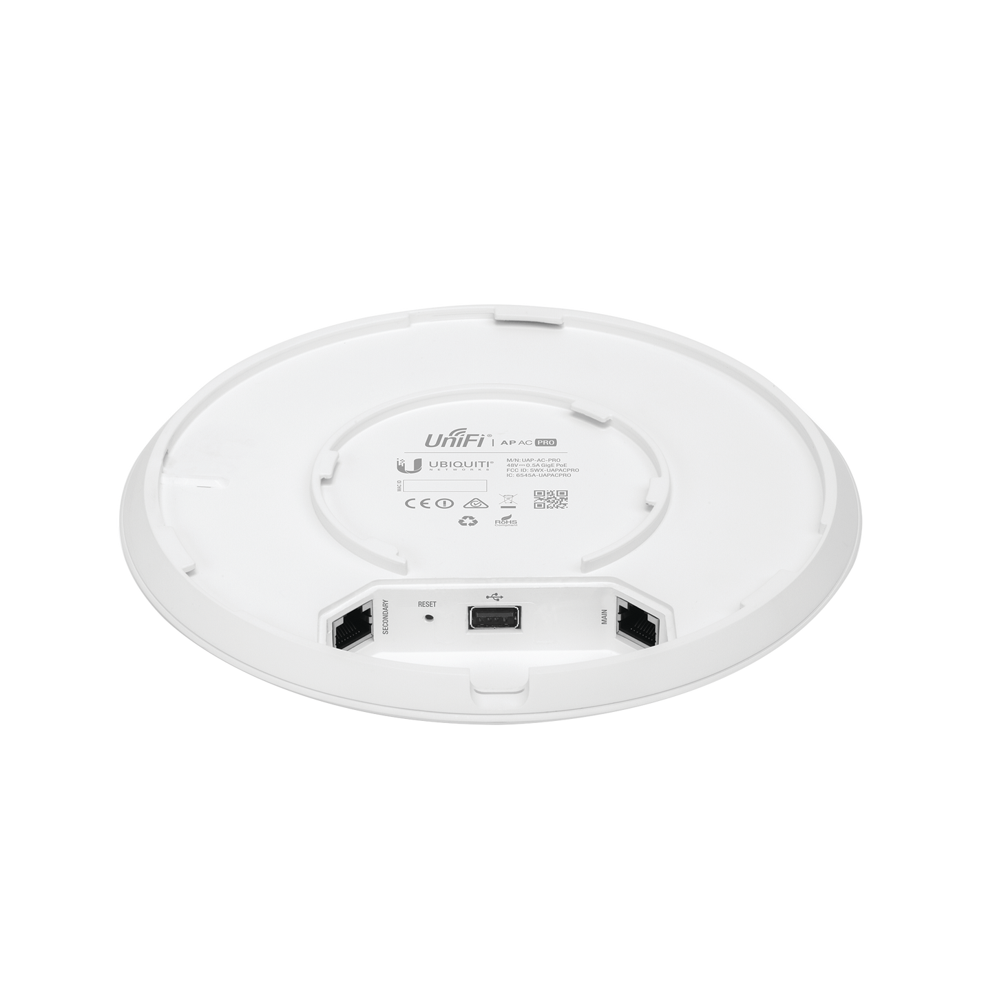 Access Point Ubiquiti UniFi UAP-AC-PRO Dual Band 1300 Mbps con Antenas de 3 dBi para Redes Empresariales