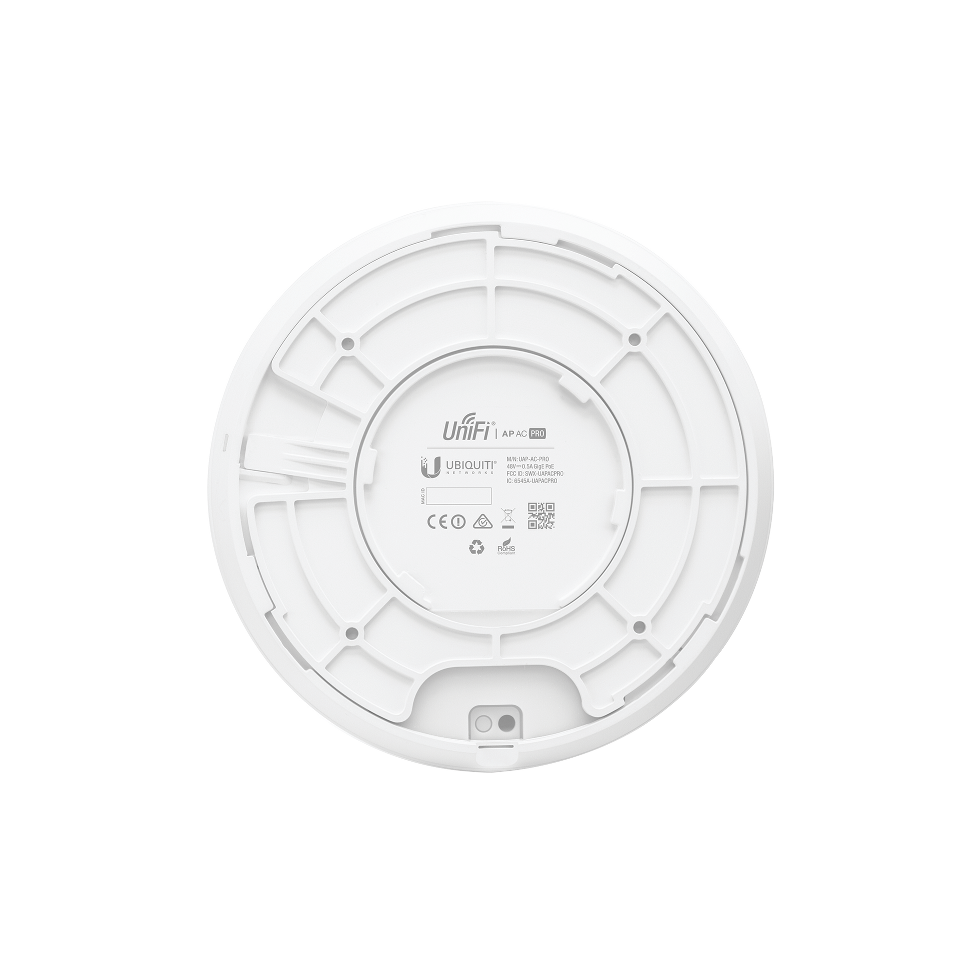 Access Point Ubiquiti UniFi UAP-AC-PRO Dual Band 1300 Mbps con Antenas de 3 dBi para Redes Empresariales