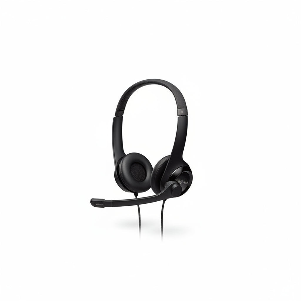 Audífonos Logitech H390 USB con Supresión de Ruido y Control de Volumen Negros 981-000060