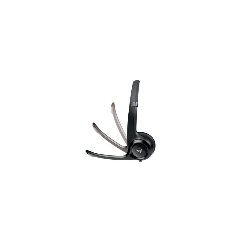 Audífonos Logitech H390 USB con Supresión de Ruido y Control de Volumen Negros 981-000060