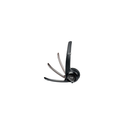 Audífonos Logitech H390 USB con Supresión de Ruido y Control de Volumen Negros 981-000060