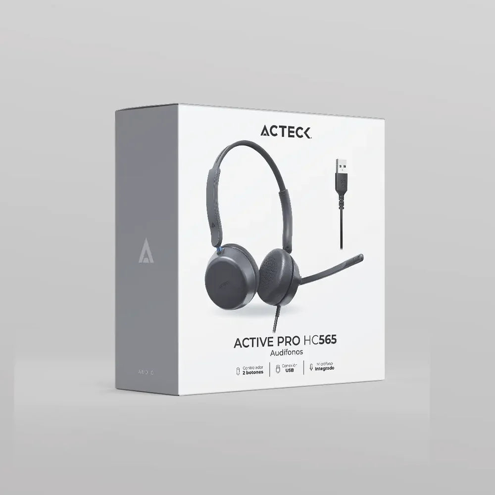 Audífonos Active Pro HC565 (alámbricos con micrófono)