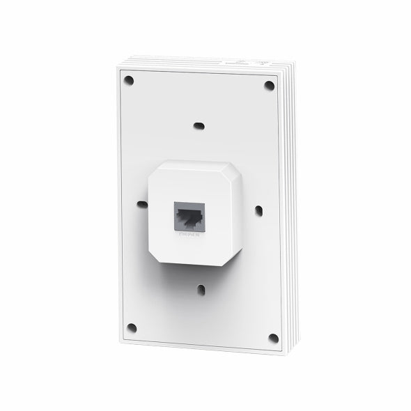 Access Point TP-Link EAP655-Wall Wi-Fi 6 AX3000 para Instalación en Pared con Gestión Centralizada Omada